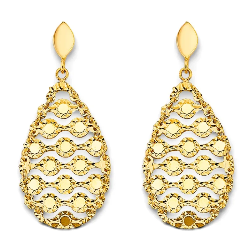 14KY D.C. Chandelier Hang Earring