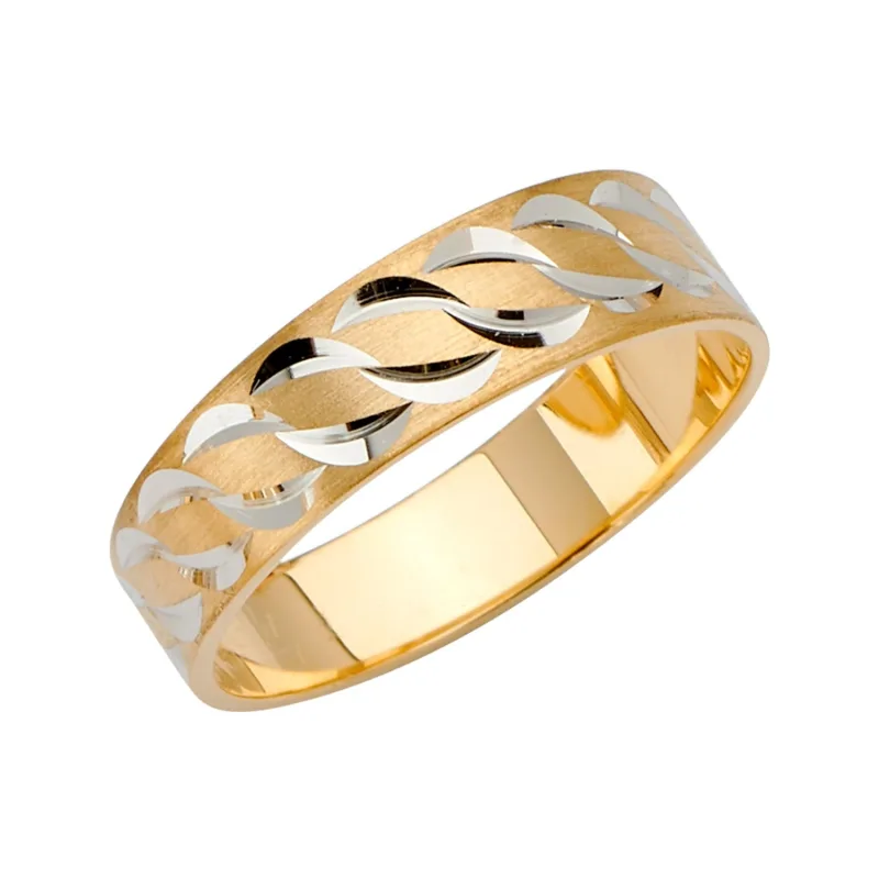 14K 2T 6MM DC TAPERED WED BD SZ 10