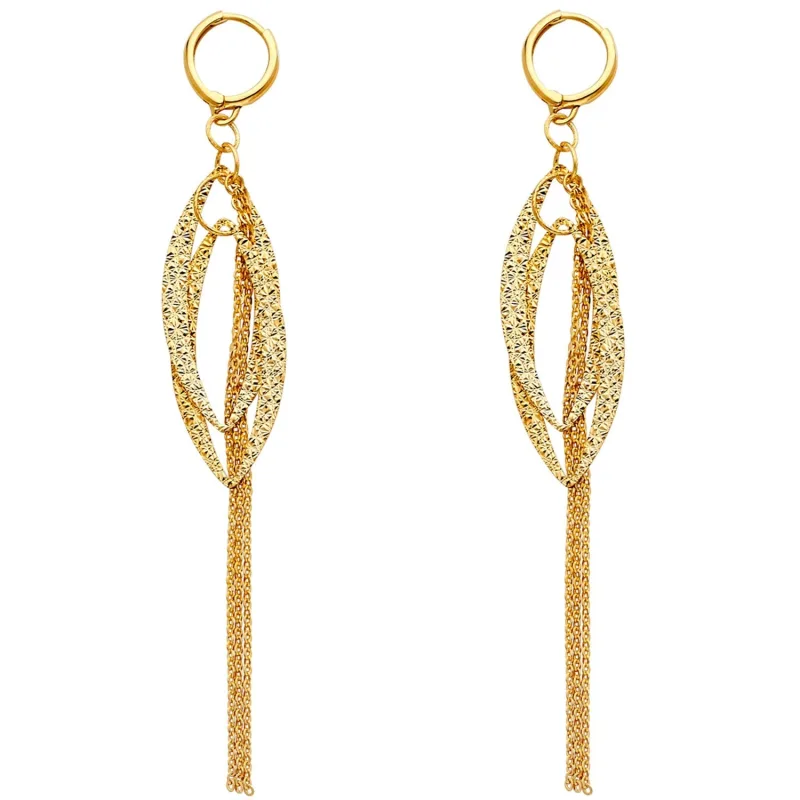 14KY DANGLING EARRINGS (ER329)