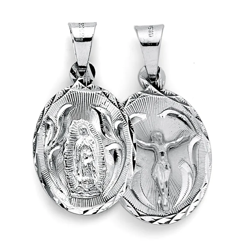 925 SS OV. DBL SIDE RELIG. MEDAL