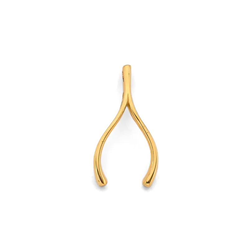 14KY Wishbone Pendant