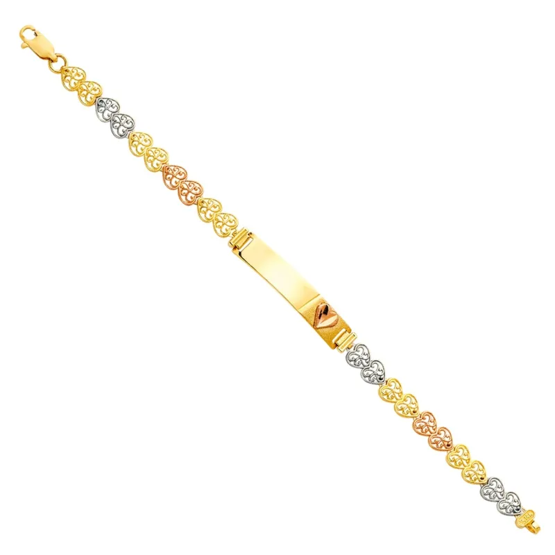 14K 3C HRT LINK HEART B-ID BRACE