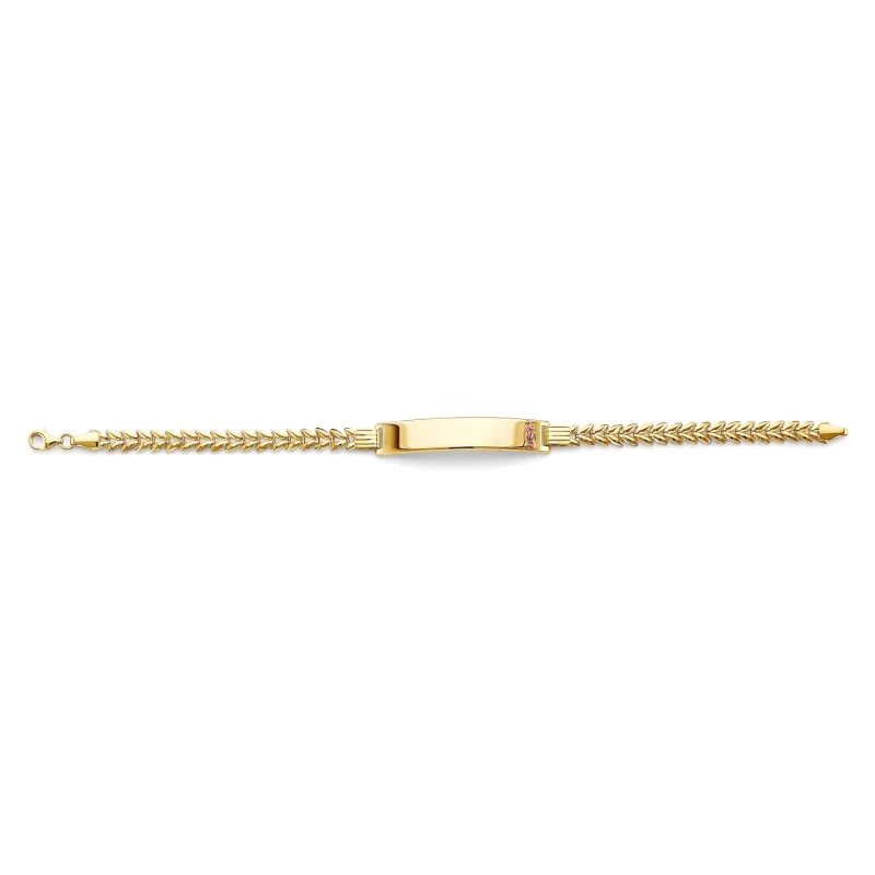 14KY Guadalupe ID Bracelet