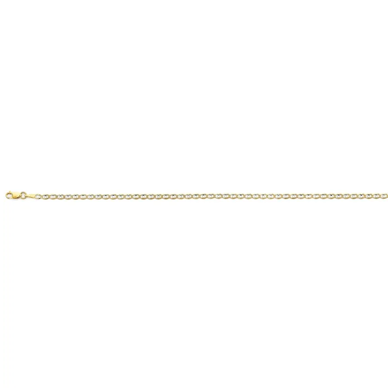 14K 2T 2.9mm Light Mariner Chain