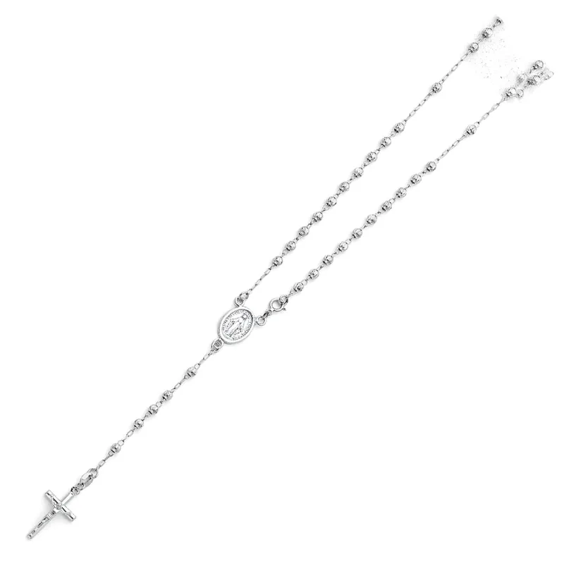 14KW 3MM MOON BALL ROSA-NECK 18