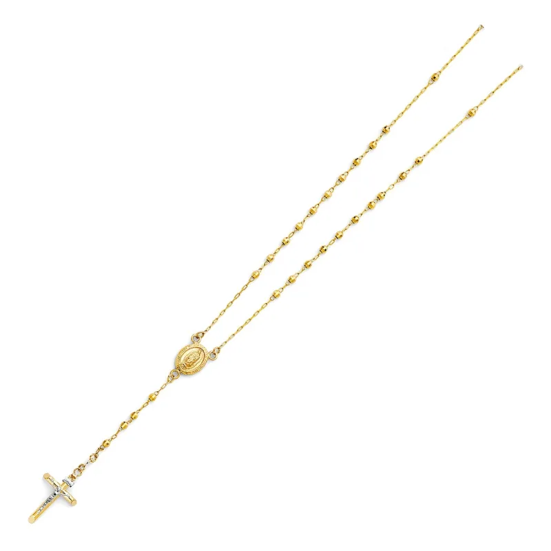 14KY 3MM DISCO BALL ROSA-NECK 26