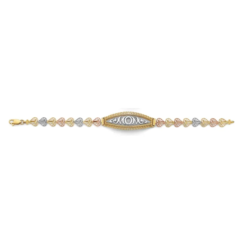 14K 3C Mom ID Bracelet