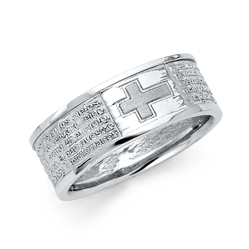 14KW RELIGIOUS MENS RING