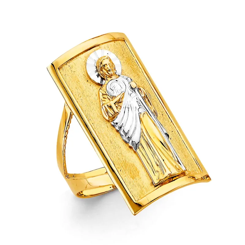 14K 2T St. Jude Men's Ring