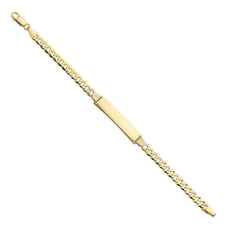 14KY CUBAN 150 ID BRACELET