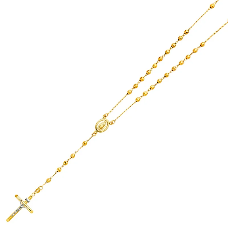 14KY 4MM DISCO BALL ROSA-NECK 26