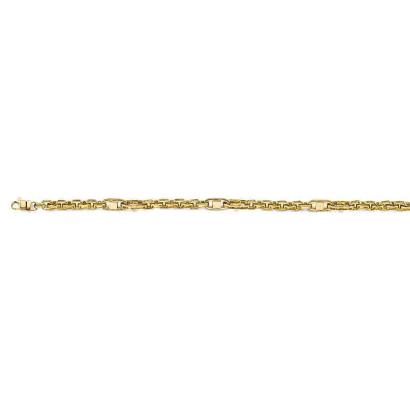 14KY 5.4mm Hollow Link Chain
