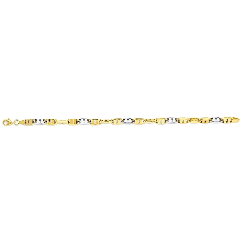 14K 2T Hollow Double Anchor Chain