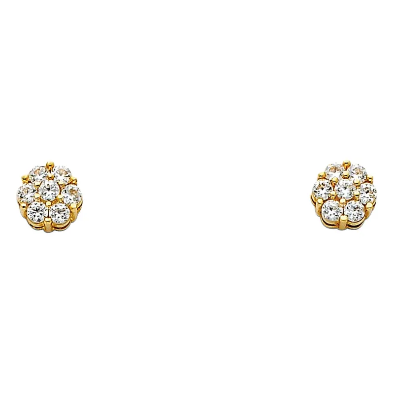 14KY CZ EARRINGS (ER321)