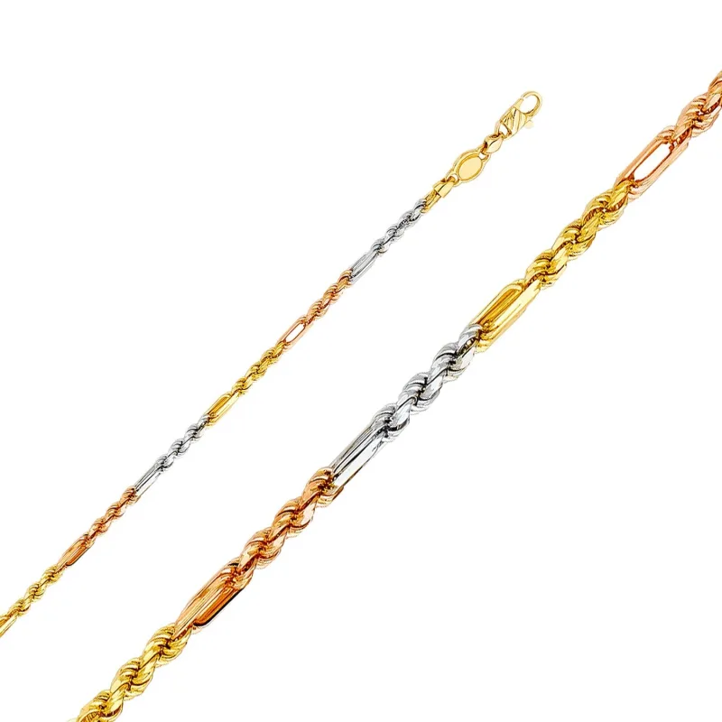 14K 3C Figarope 3mm