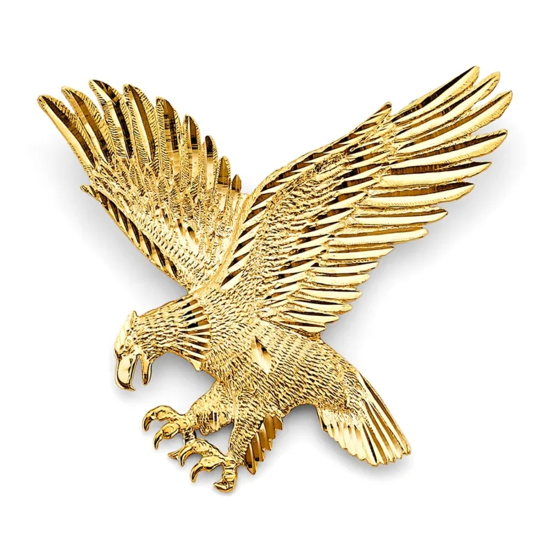 14KY Big Eagle Pendant
