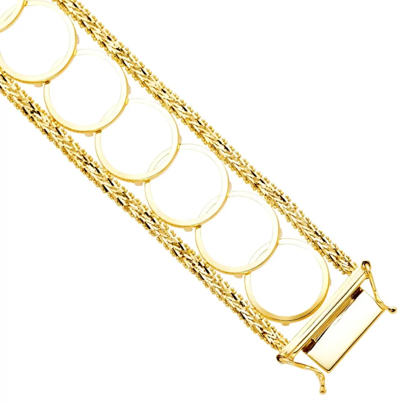 14KY 2.5 PESOS BOLA BRACELET