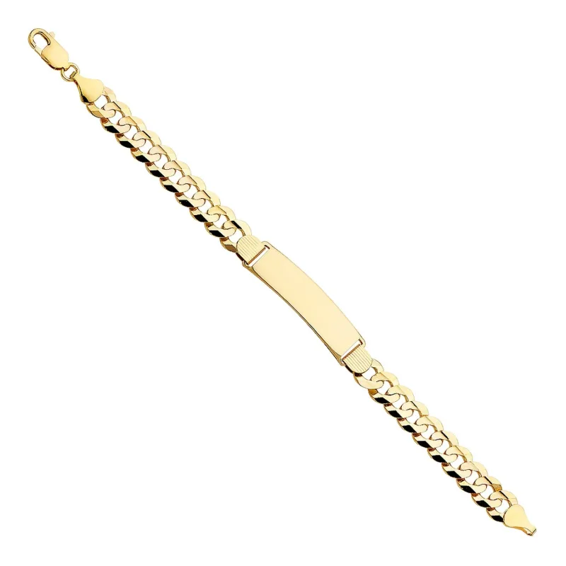 14KY CUBAN 250 ID BRACELET