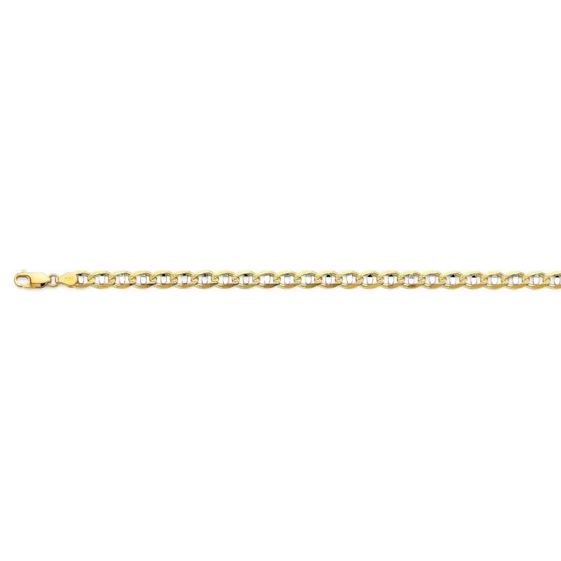 14K 2T 6.3mm Light Mariner Chain