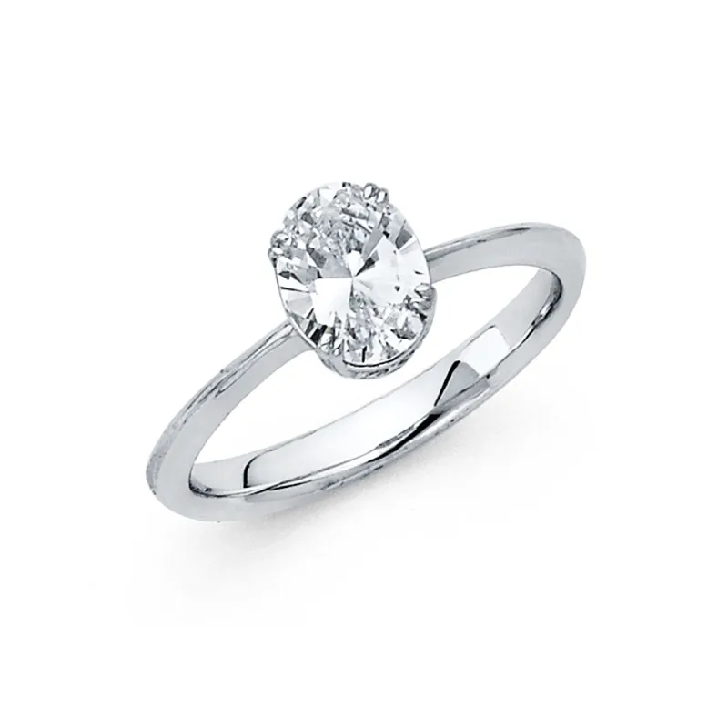 14KW CZ ENG RING