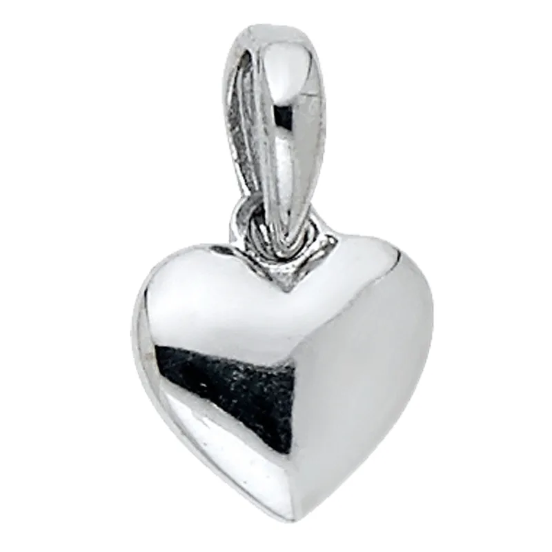 14KW HEART PENDANT