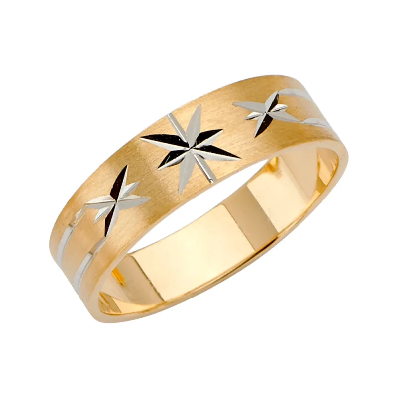 14K 2T 6MM DC TAPERED WED BD SZ 10