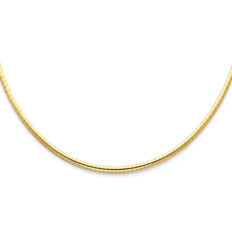 14K 2T REVERSIBLE OMEGA (2.5MM)