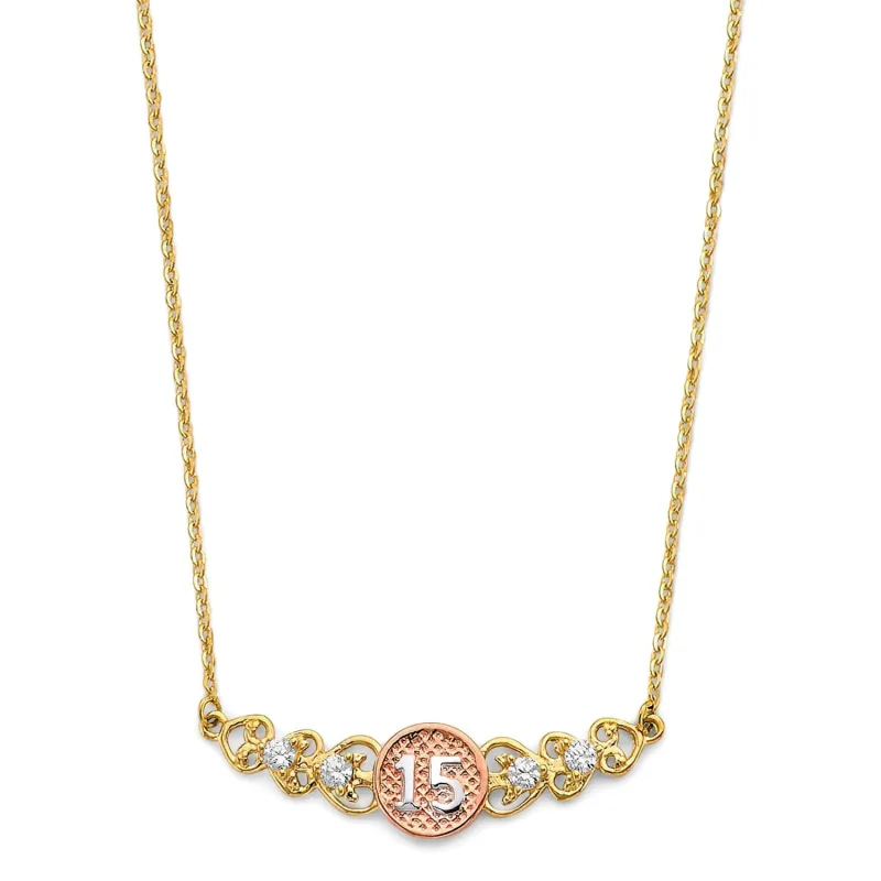14KY 2C 15Years Necklace