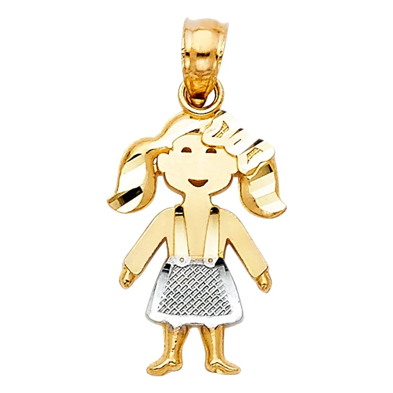 14K 2T BABY PENDANT (PT664)