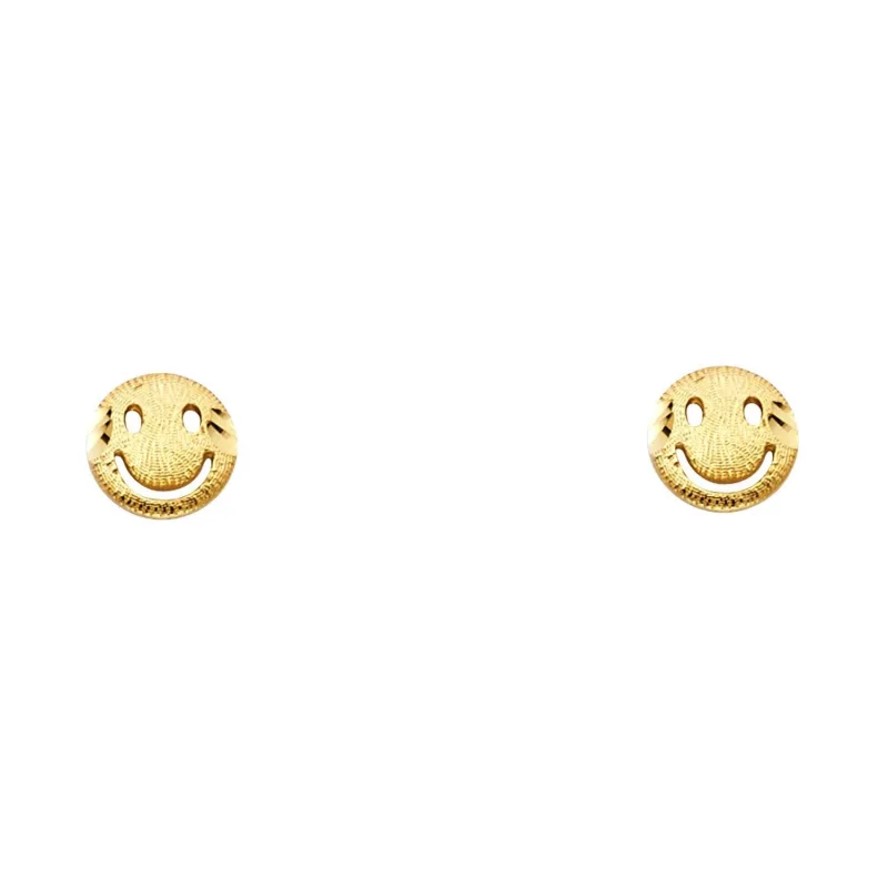 14KY SM SMILE POST EAR