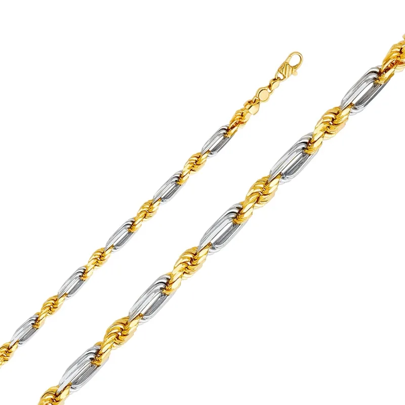 14K 2T Figarope 7.5mm