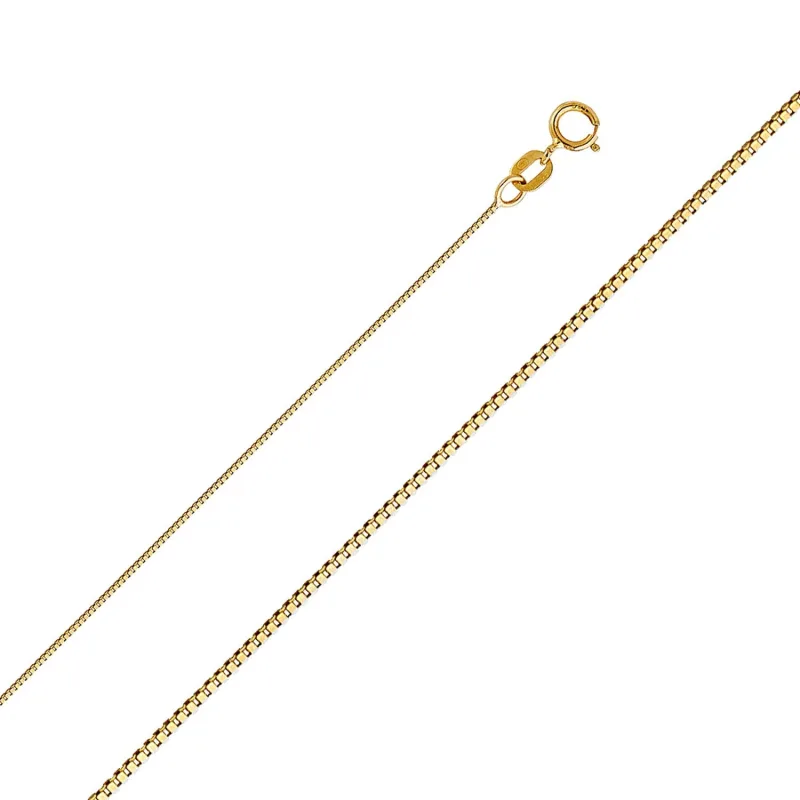 14KY 0.5MM BOX CHAIN