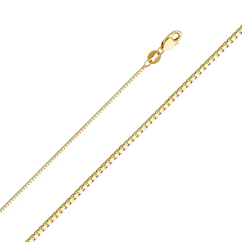 14KY 0.8MM BOX CHAIN