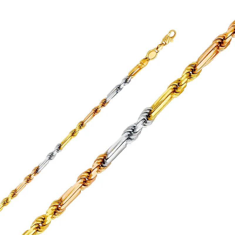 14K 3C Figarope 4mm