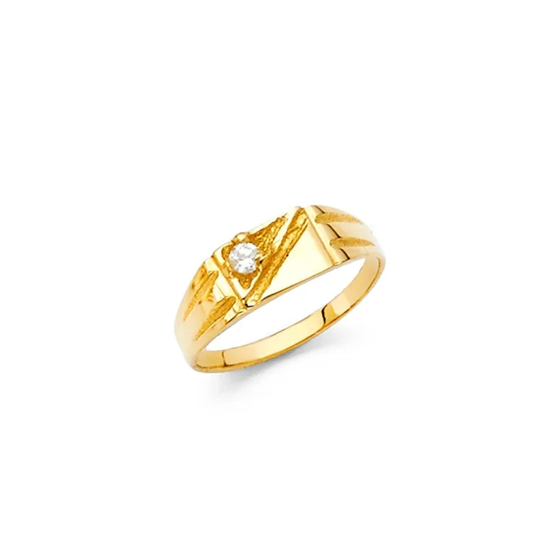 14KY BABY CZ RINGS (RG499)