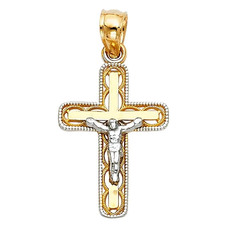 14K 2T CHRIST CRUCIFIX