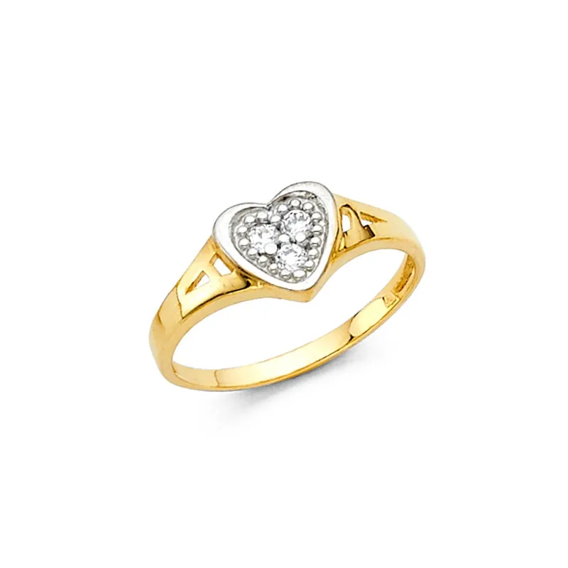 14KY BABY CZ RINGS (RG478)