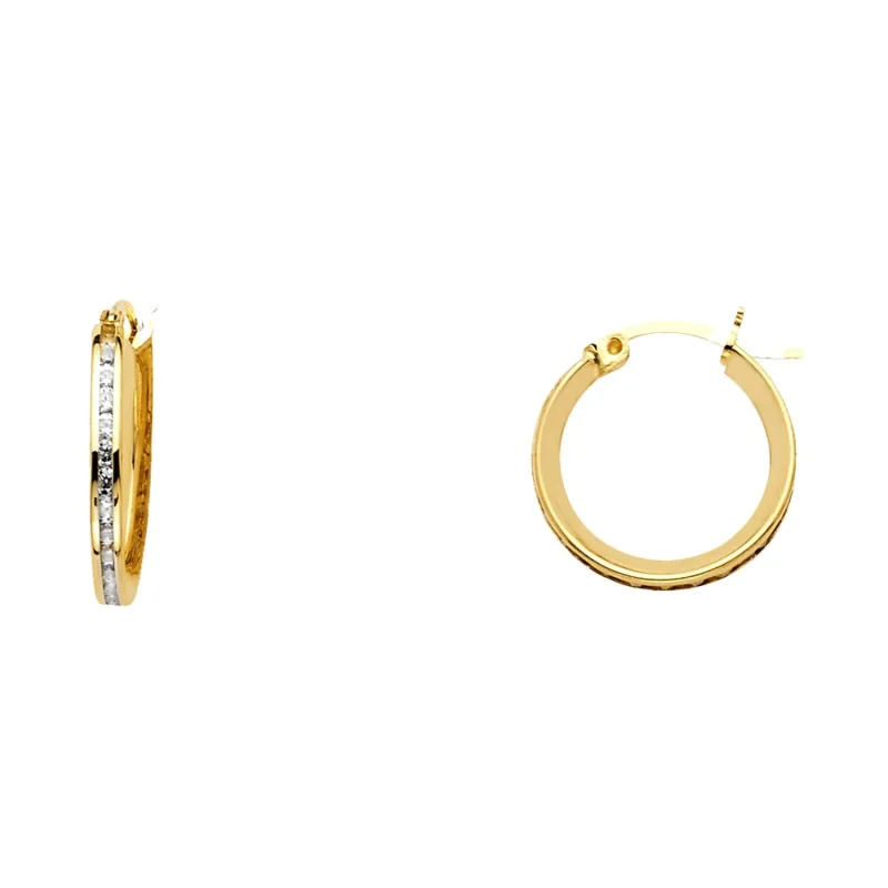 14K CZ EARRINGS (ER517)