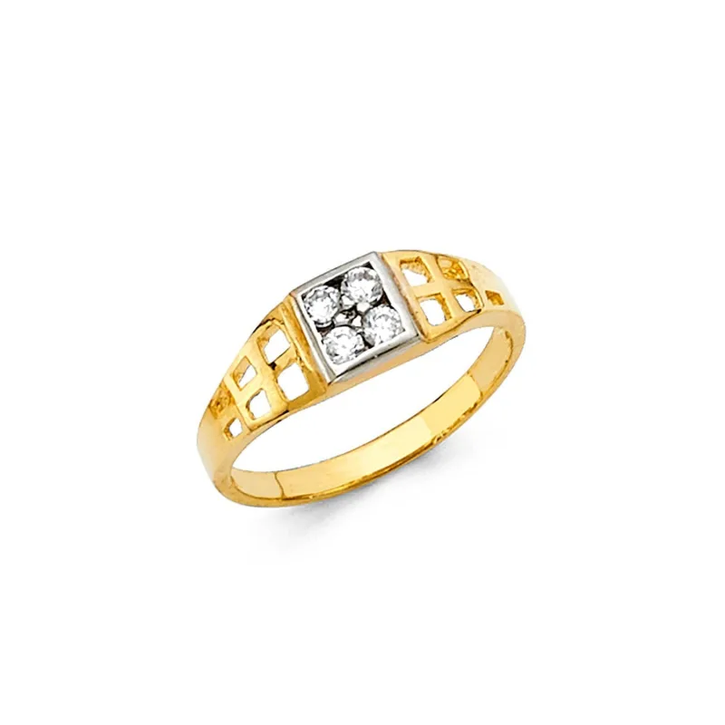 14KY BABY CZ RINGS (RG480)