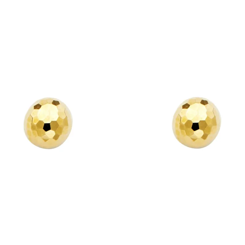 14KY 7MM D-BALL EAR W/PB