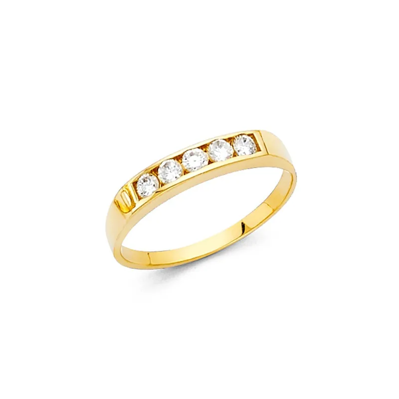 14KY BABY CZ RINGS (RG484)