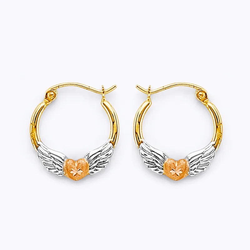14K 3C Small Huggies Earring