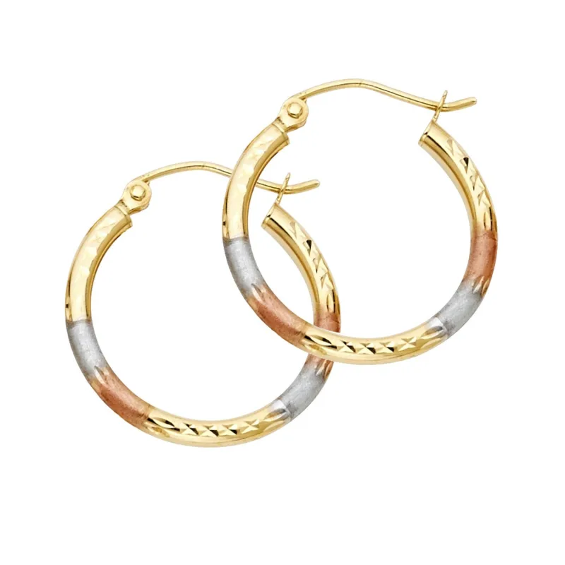 14K 3C 2MM RD TUBE DC RD HOOP (20MM)