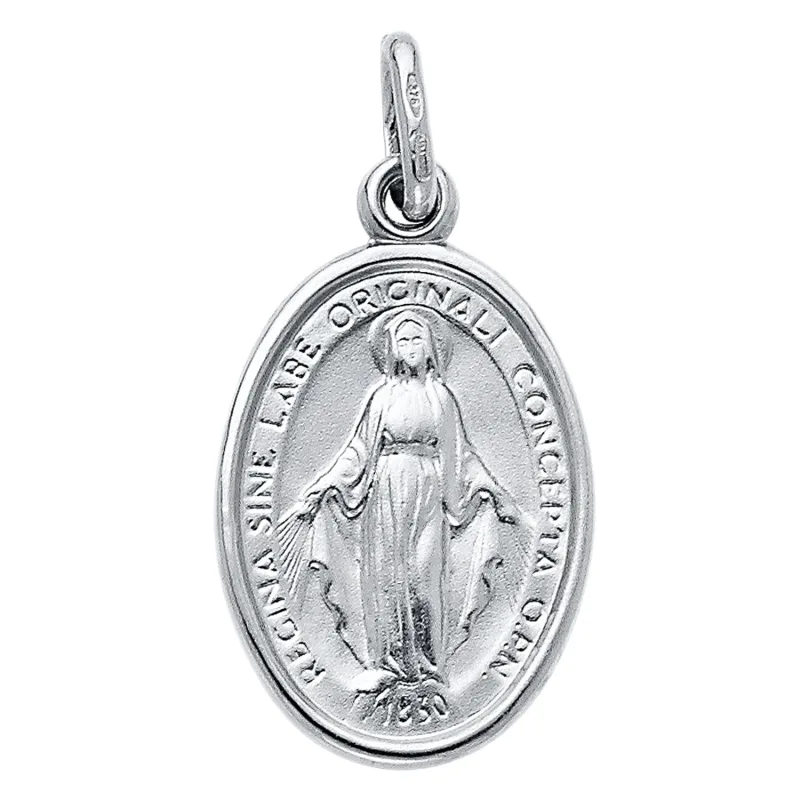 14KW VIRGIN MARY MEDAL