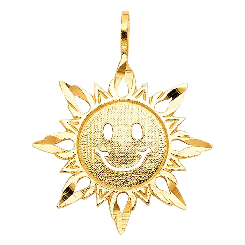 14KY SUN PENDANT